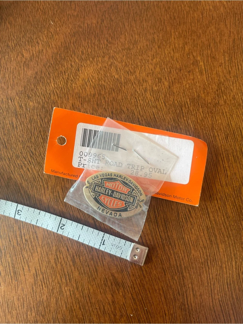 Harley-Davidson Las Vegas Nevada Road Trip Oval Shield Pin NWT